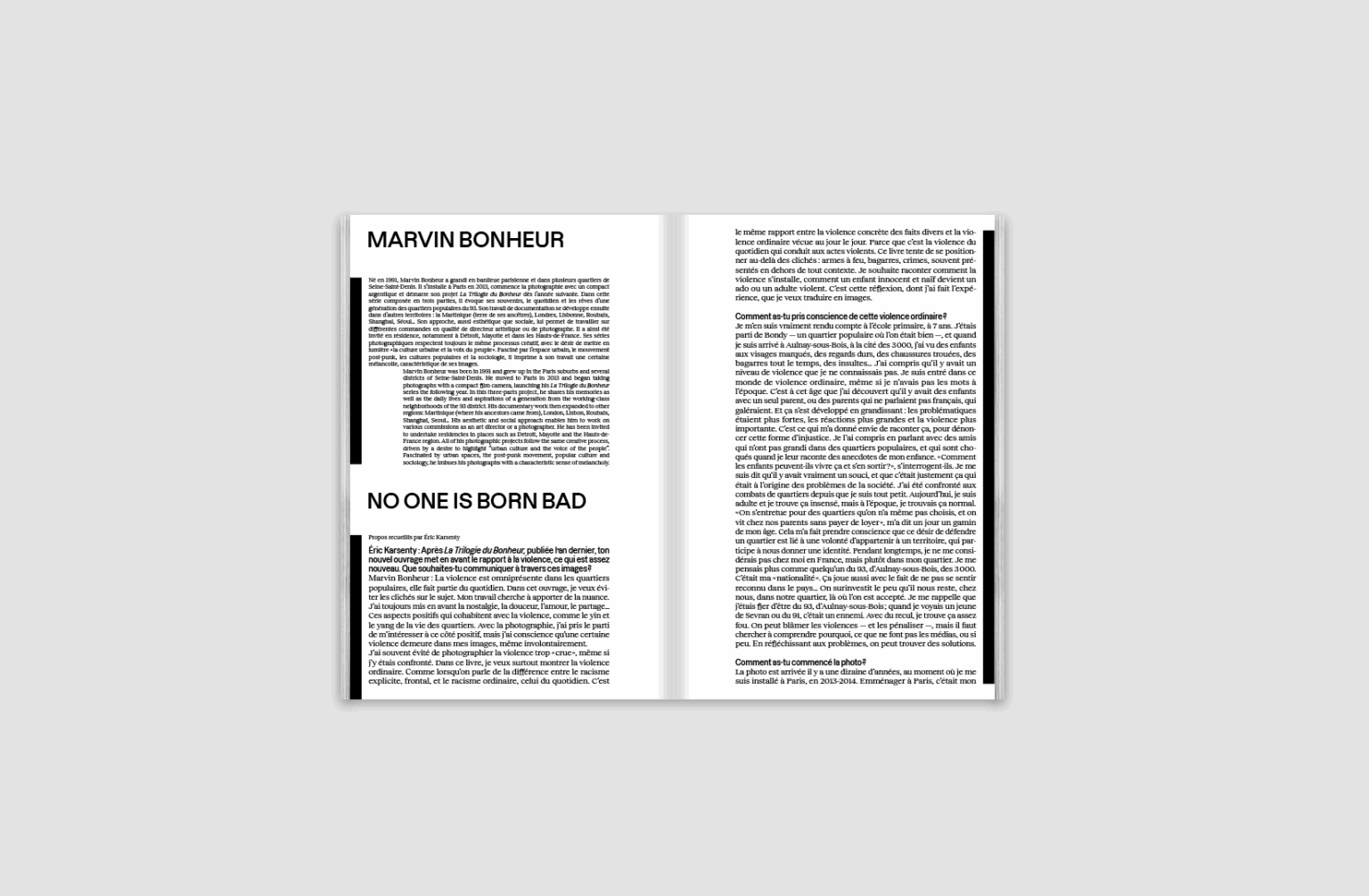 Sub #03 No one is born bad - Marvin Bonheur